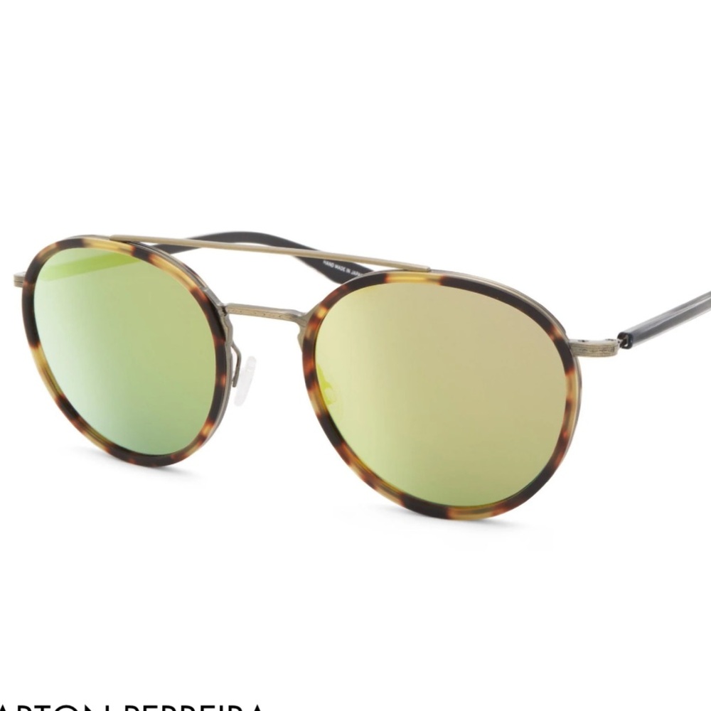 Barton Perreira Gold and Brown Sunglasses - Picture 8 of 8